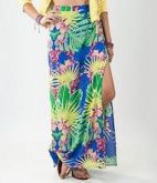 Saia Longa Estampa Tropical